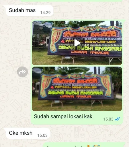 Pengiriman Papan Bunga Balai Pertemuan Jakarta