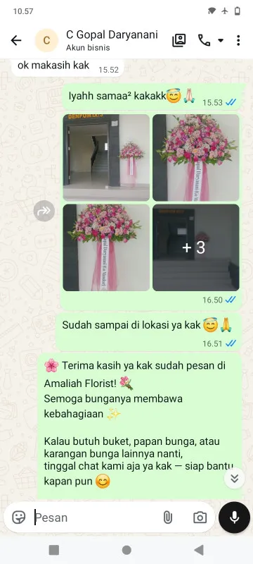 Pengiriman Karangan Bunga Balai Pertemuan Jakarta