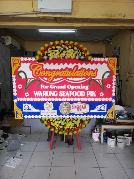 Papan Bunga Ucapan Selamat Balai Pertemuan Jakarta