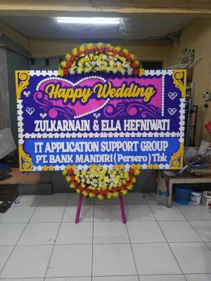 Papan Bunga di Balai Pertemuan Jakarta
